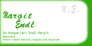 margit endl business card